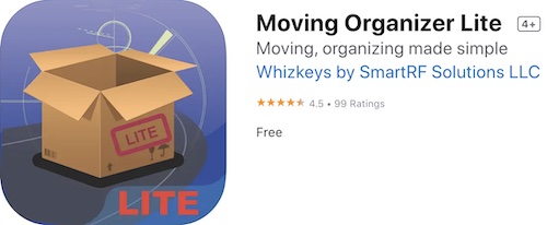 Moving Organizer Lite on IoS