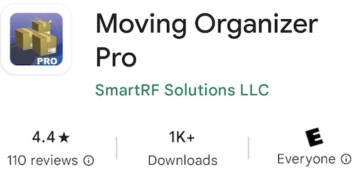 Moving Organizer Pro on Android